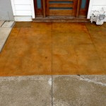 concrete staining after