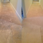 Natural stone tile cleaning and sealing